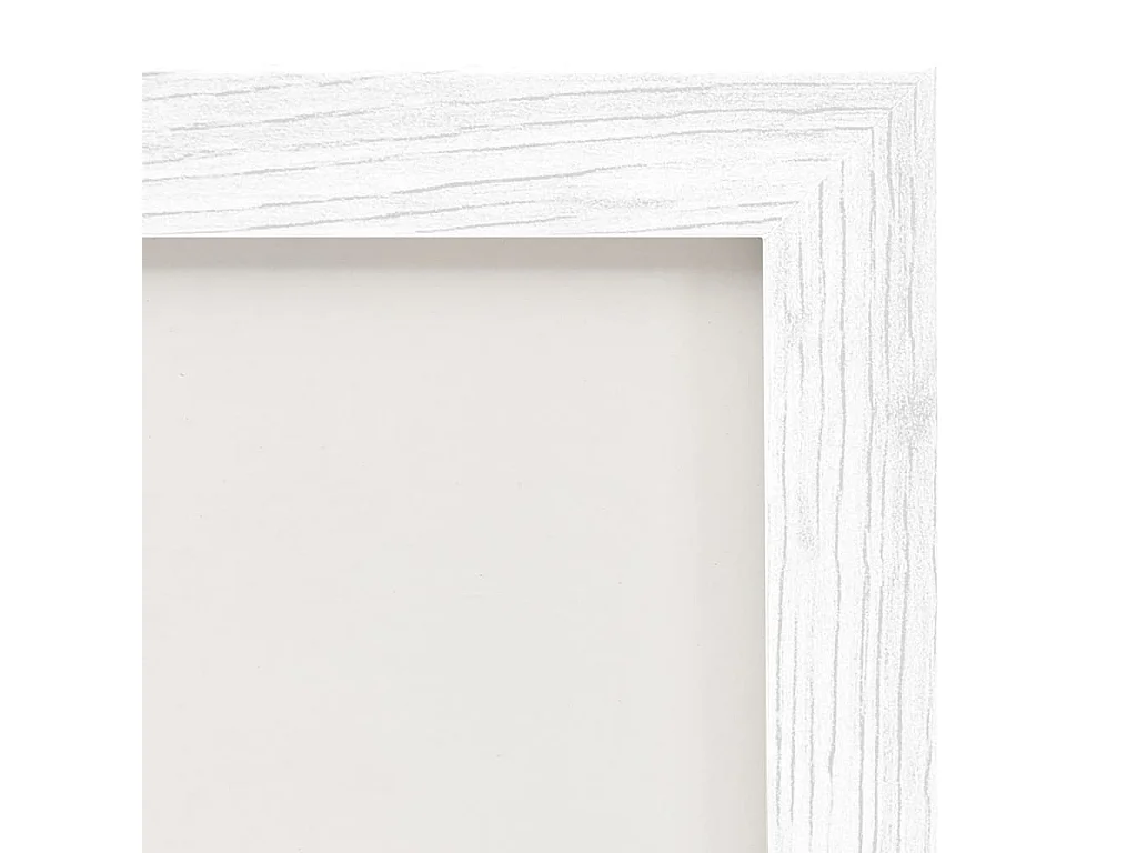 Cadre photo dépliable en deux Blanc 2x(10x15 cm)