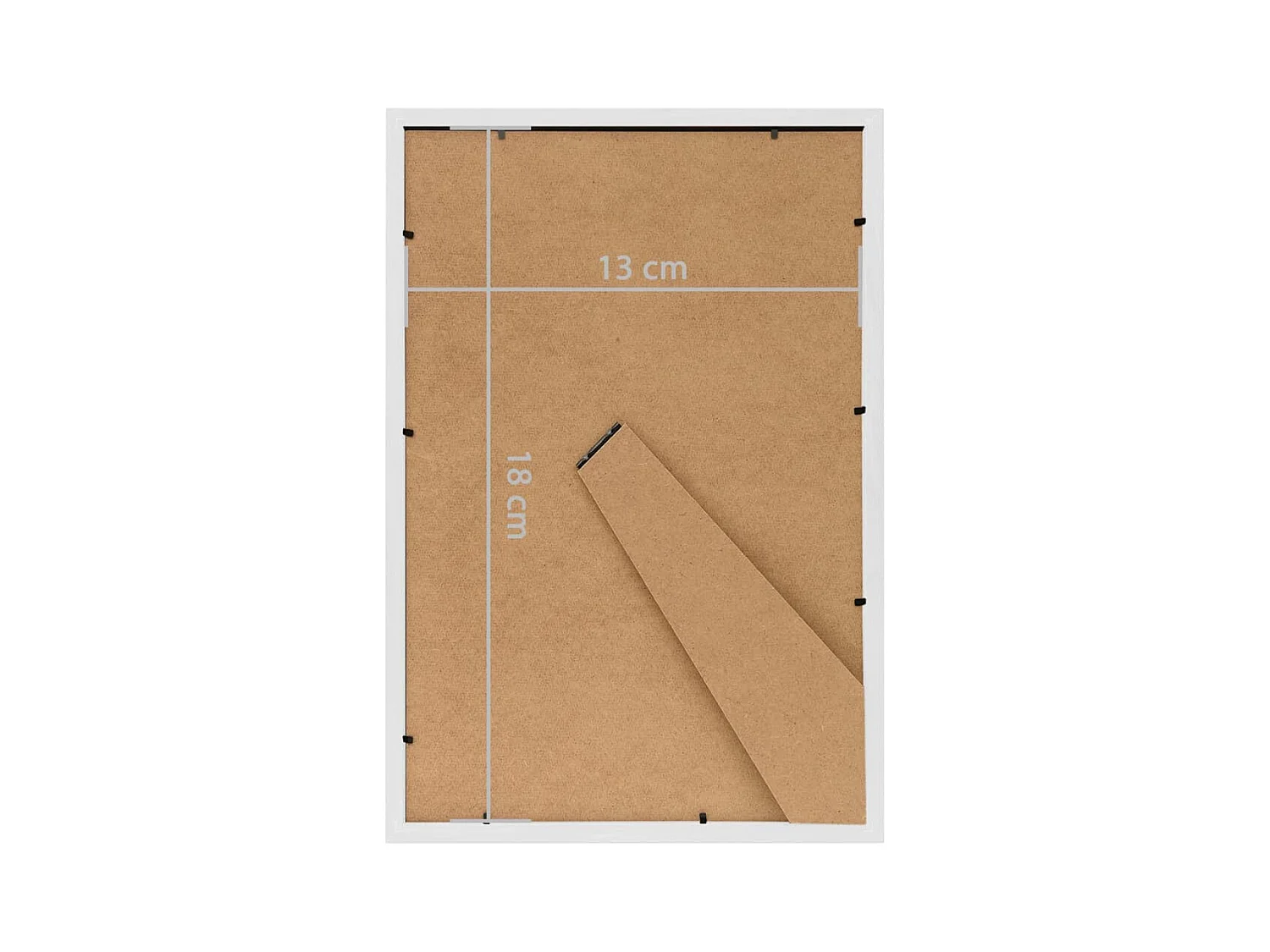 Collage de cadres photo 3 pcs de table Blanc 13x18 cm MDF