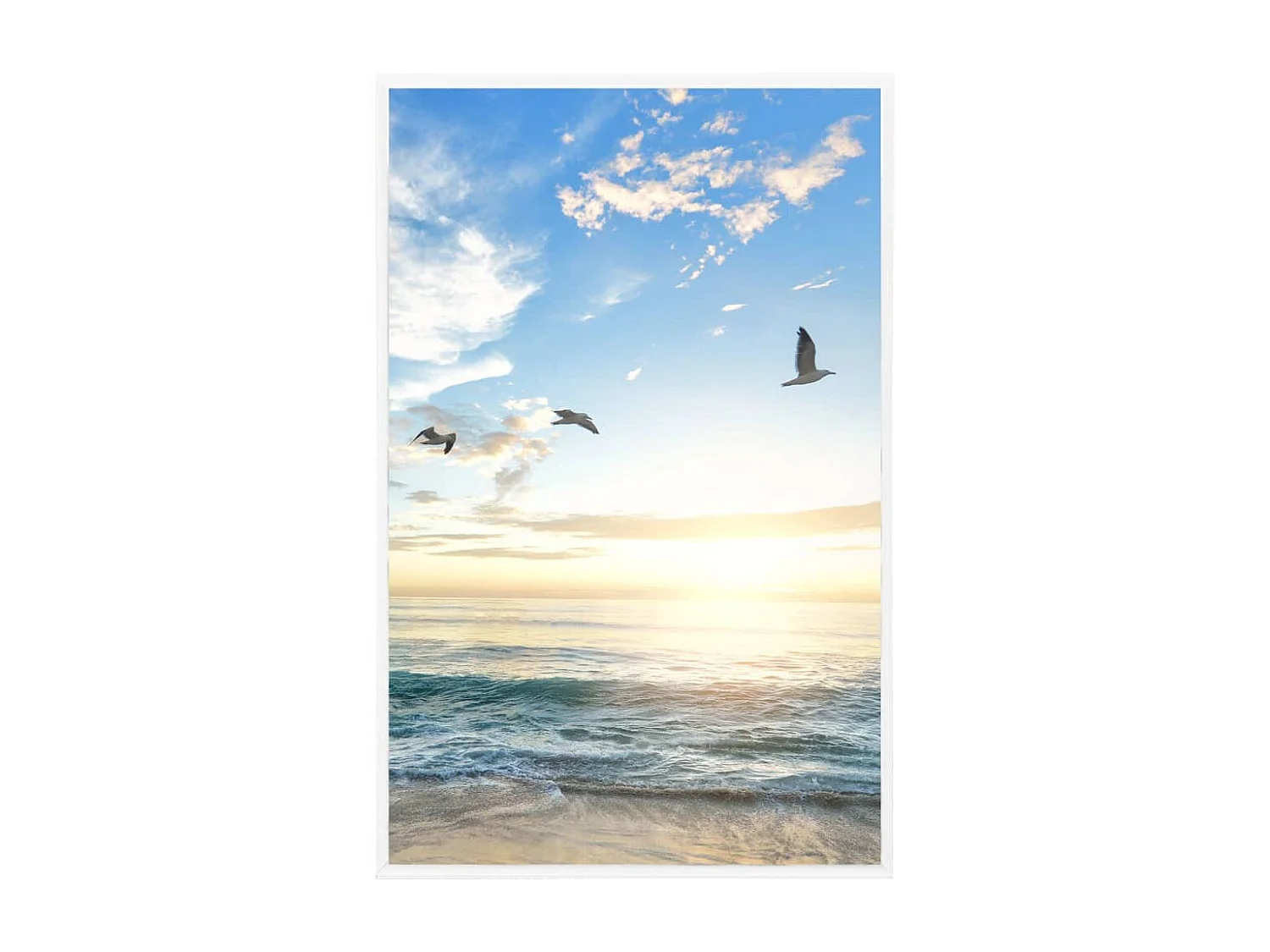 Collage de cadres photo 3 pcs de table Blanc 10x15 cm MDF