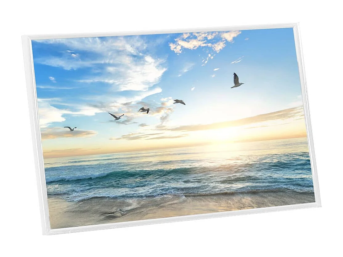 Collage de cadres photo 3 pcs de table Blanc 10x15 cm MDF