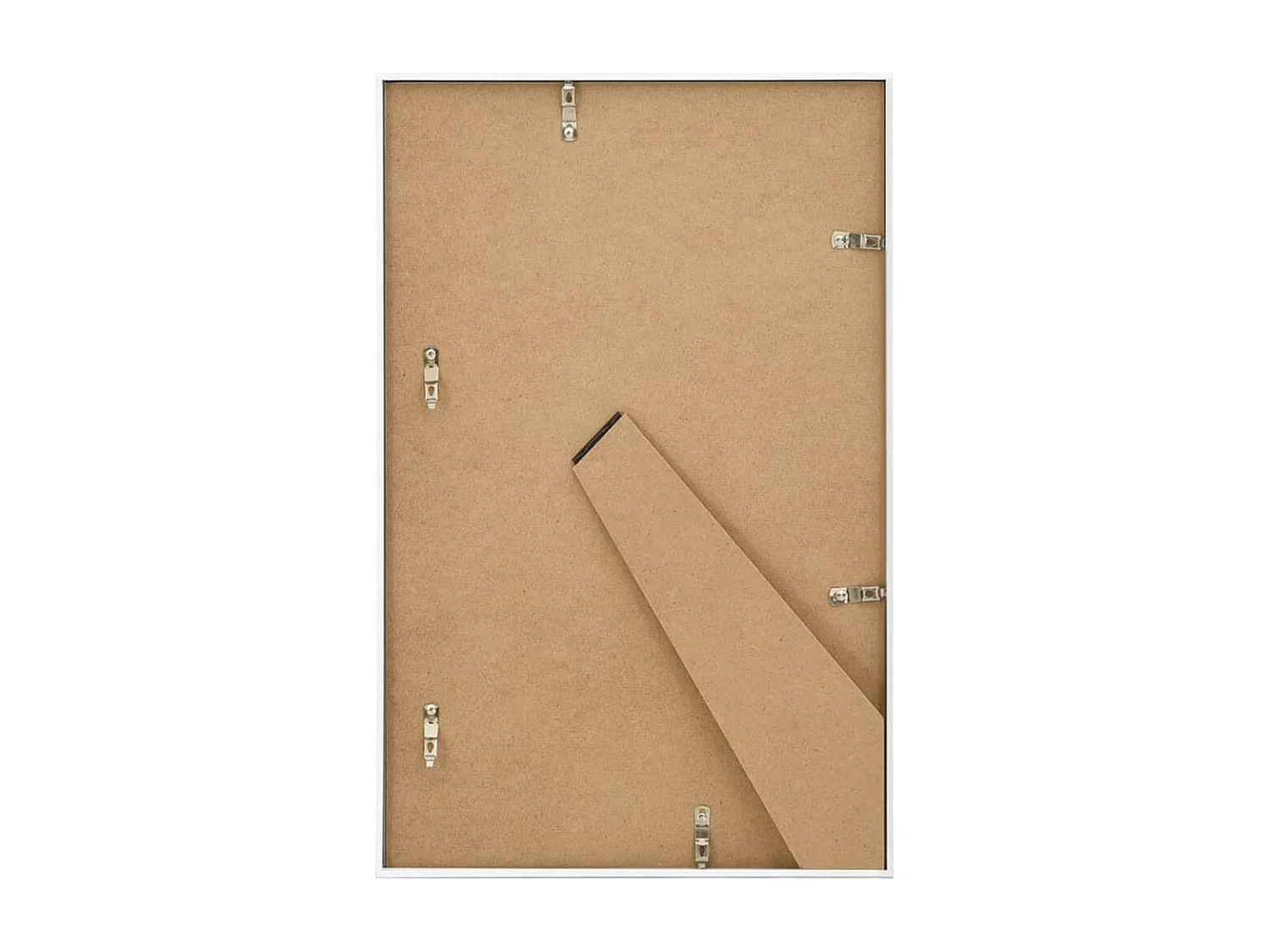 Collage de cadres photo 3 pcs de table Blanc 10x15 cm MDF