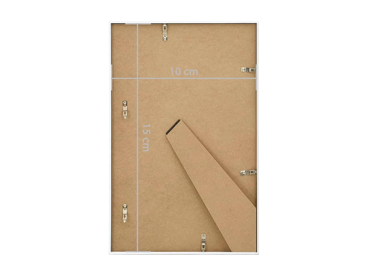 Fotolijst Collage 3 stuks Tafel Wit 10x15 cm MDF