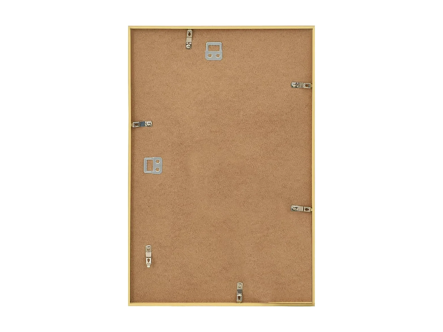 Colagem de porta-retratos 5 peças de parede Ouro 70x90 cm MDF