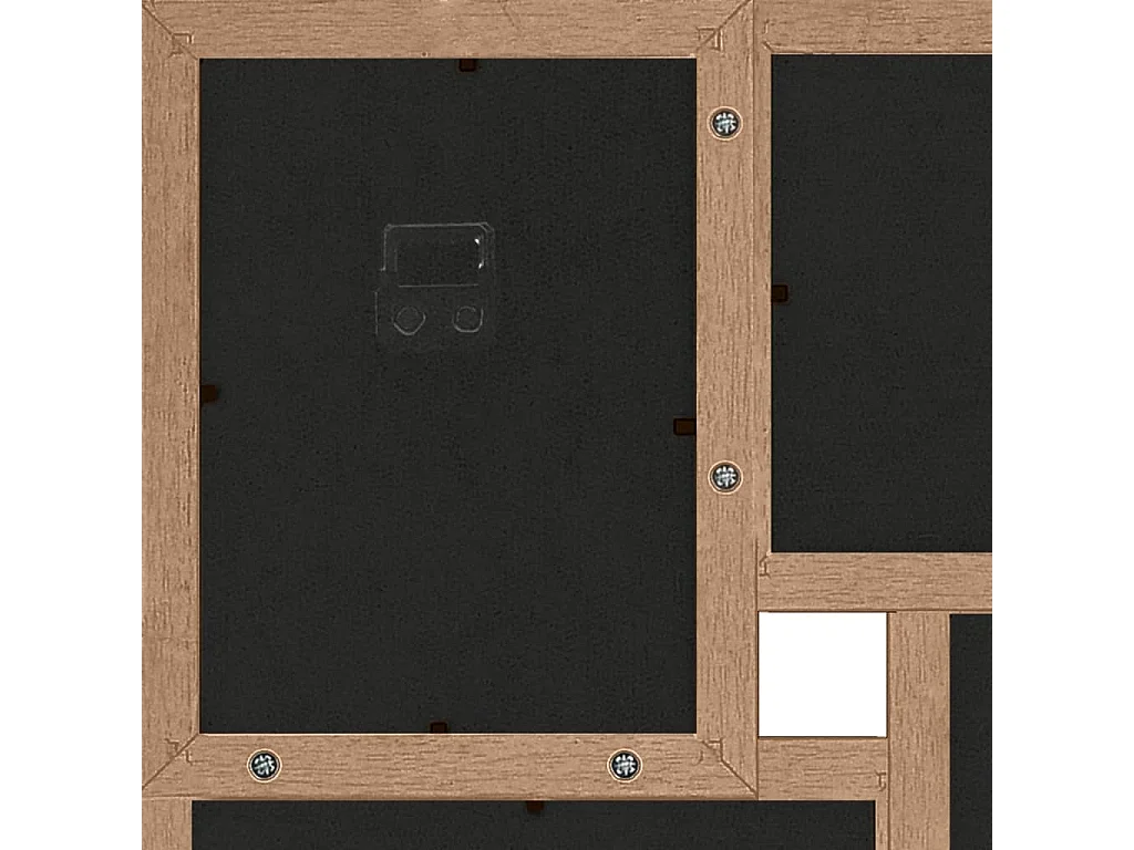 Bilderrahmen Collage 24x(10x15 cm) Hellbraun MDF