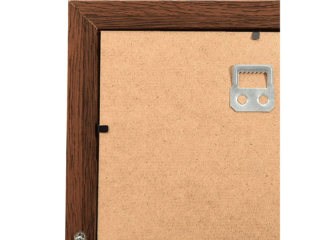 Cornice portafoto collage 10x(10x15 cm) marrone scuro MDF
