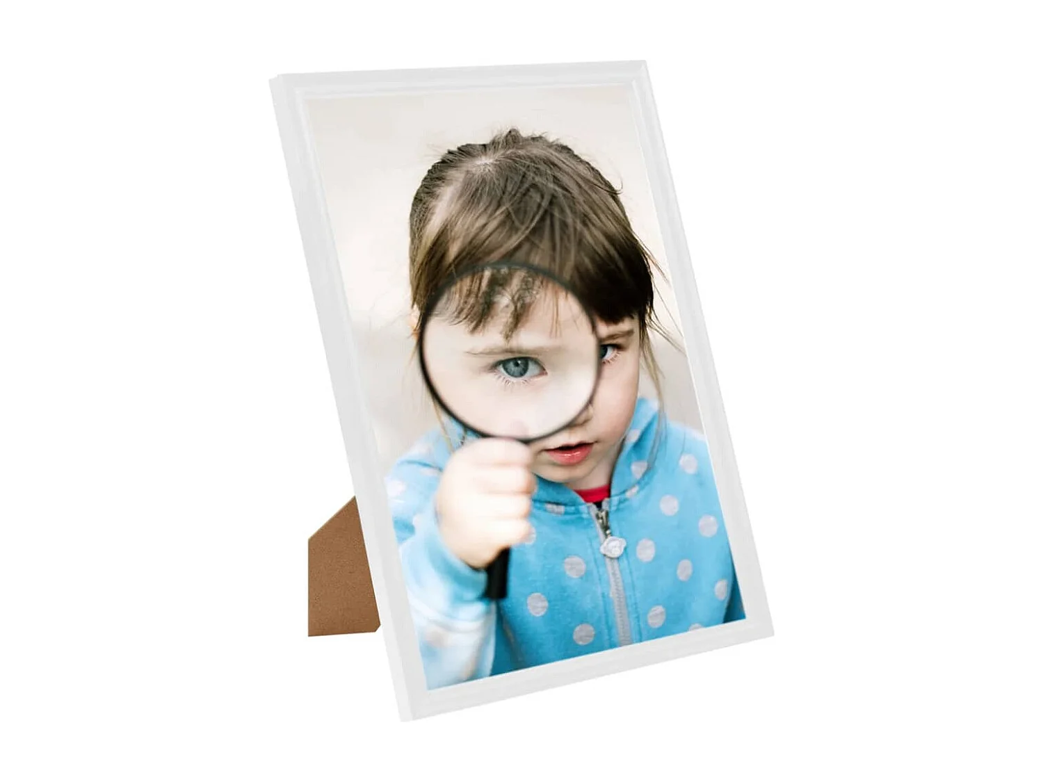 Collage de cadres photo 3 pcs de table Blanc 15x21 cm MDF