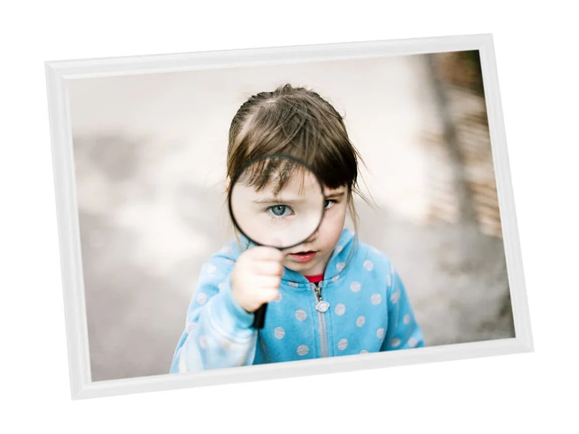 Collage de cadres photo 3 pcs de table Blanc 15x21 cm MDF