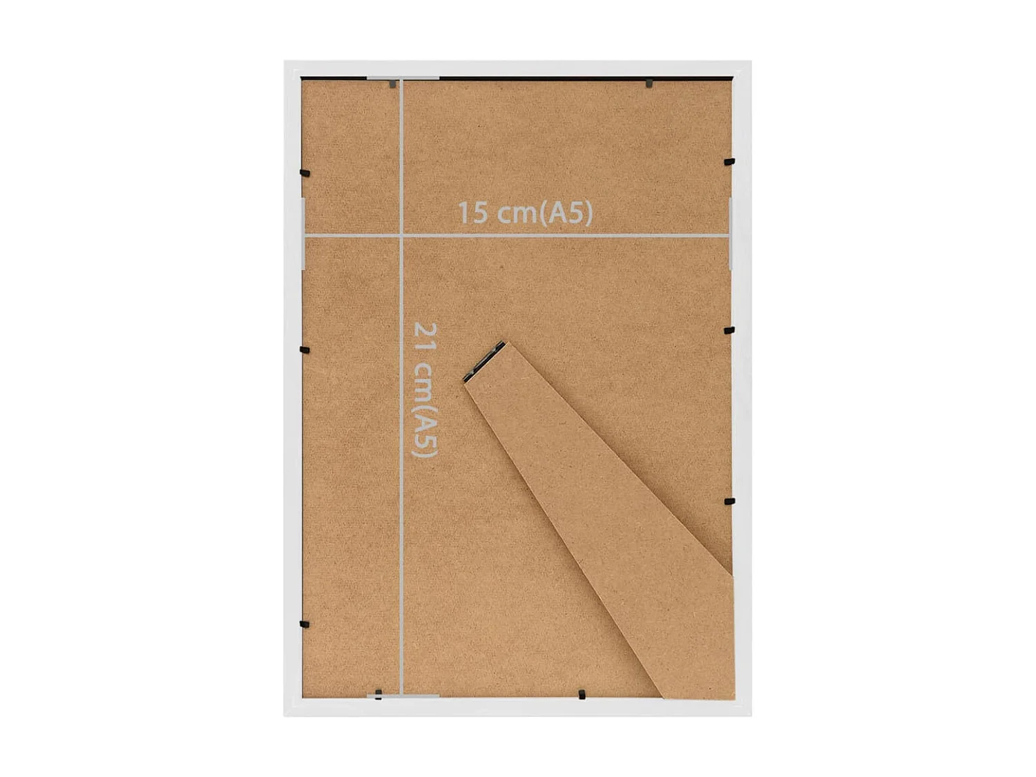 Collage de cadres photo 3 pcs de table Blanc 15x21 cm MDF