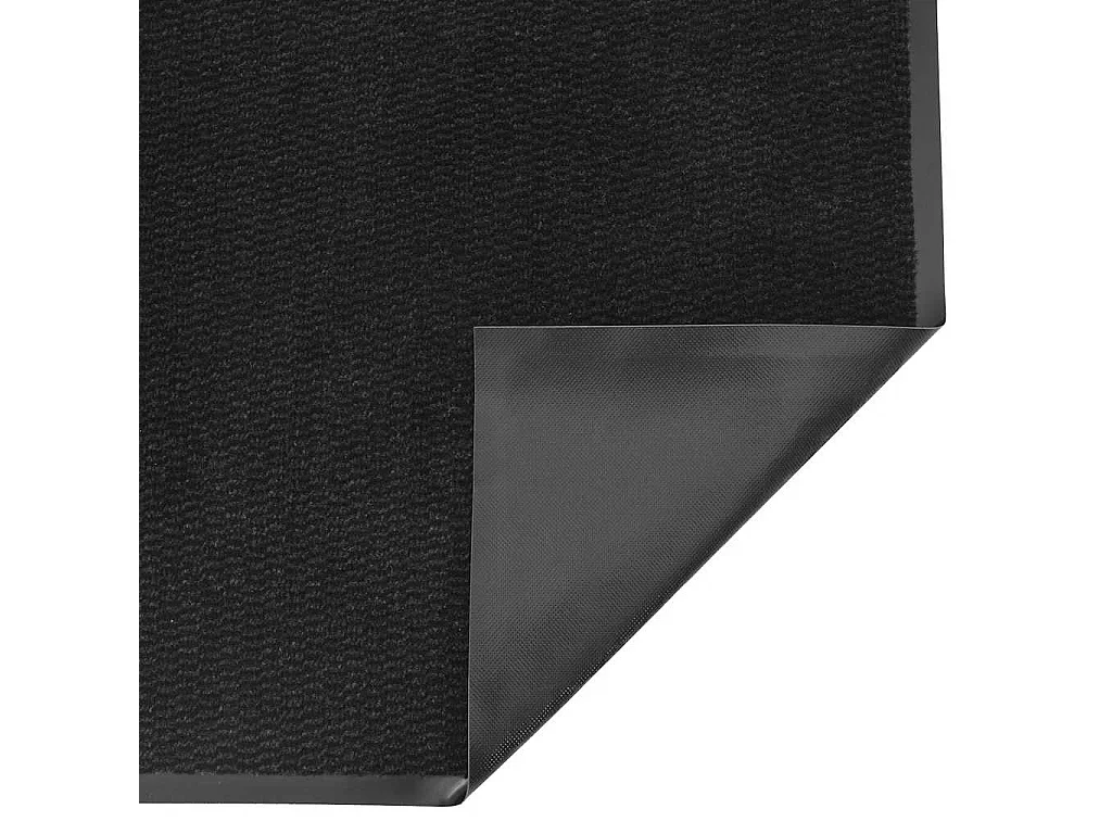 Schwarze Fußmatte 60x150 cm