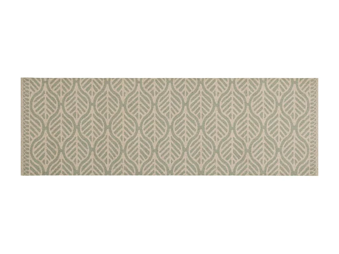 Waschbare Küchenmatte Blätterdruck 60x180 cm Samt