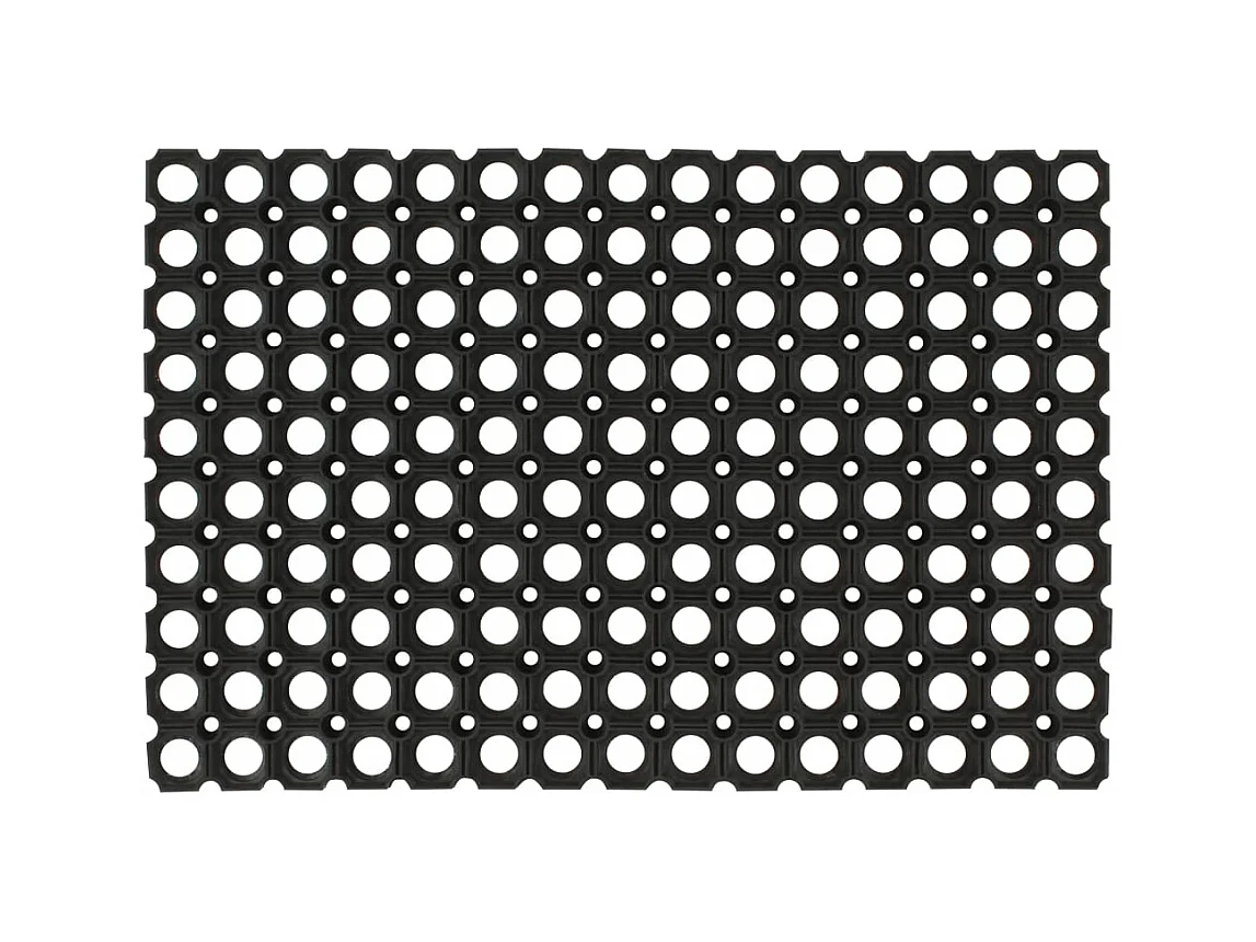 Alfombrillas de goma 5 uds 16 mm 40 x 60 cm