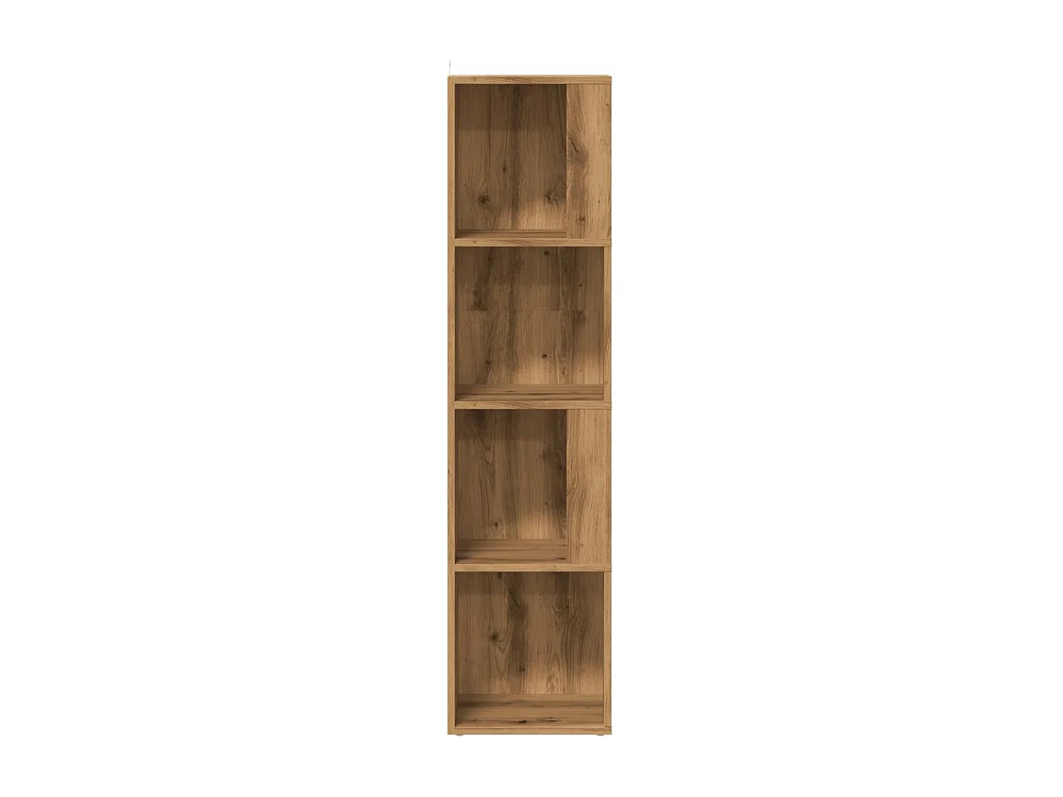 Mueble de esquina roble craft 33x33x132 cm madera de ingeniería