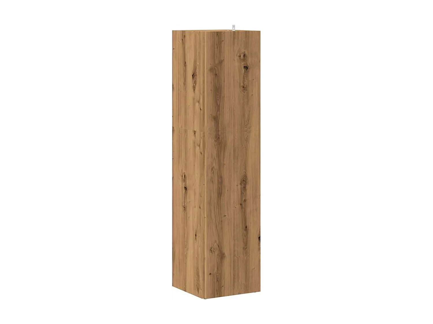 Armoire d'angle chêne artisanal 33x33x132 cm bois d'ingénierie
