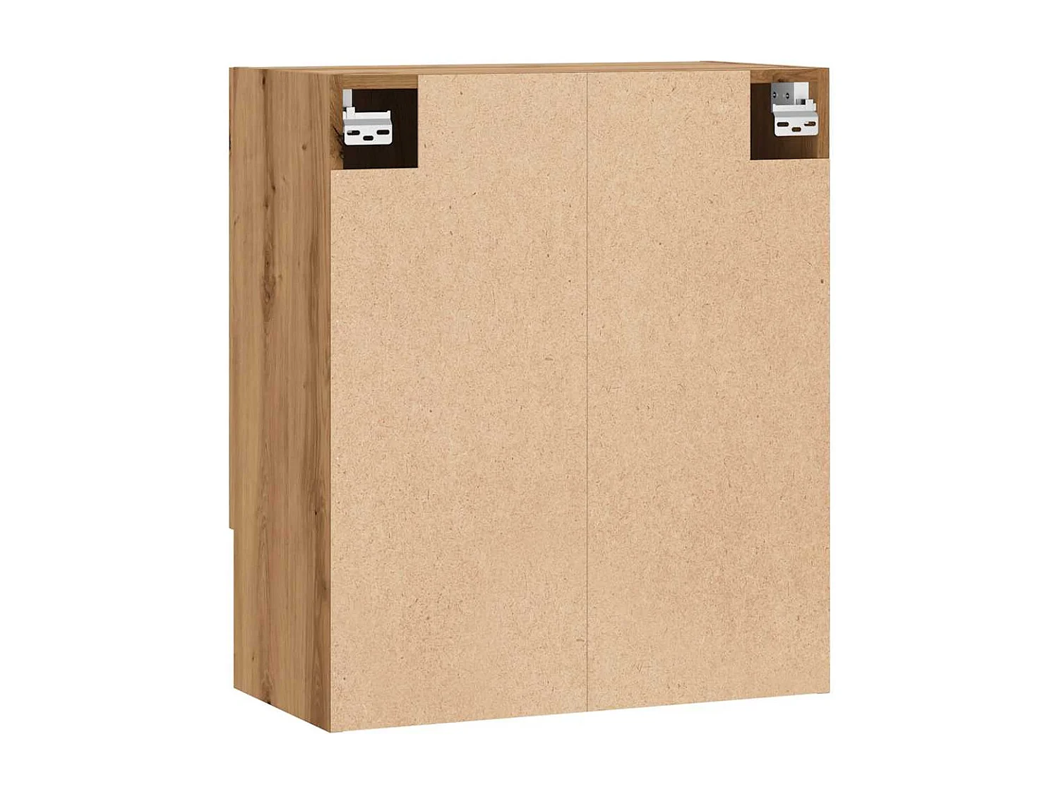 Armoire murale chêne artisanal 60x31x70 cm bois d'ingénierie