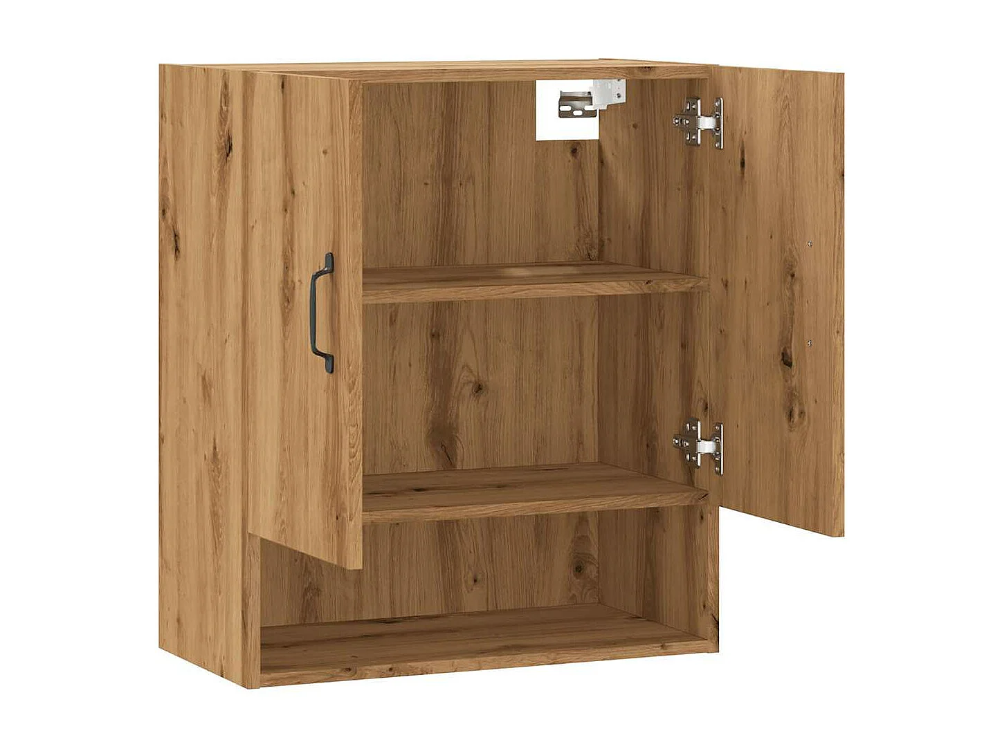 Armoire murale chêne artisanal 60x31x70 cm bois d'ingénierie