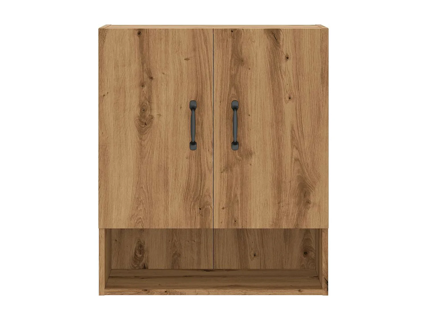 Armoire murale chêne artisanal 60x31x70 cm bois d'ingénierie