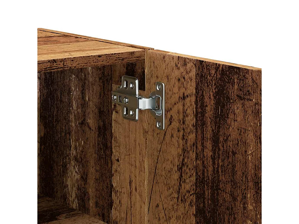 Armoire murale vieux bois 60x31x60 cm bois d'ingénierie