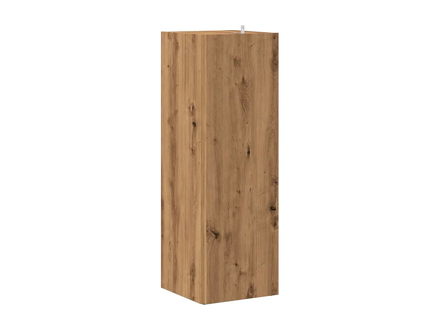 Mueble de esquina roble craft 33x33x100 cm madera de ingeniería