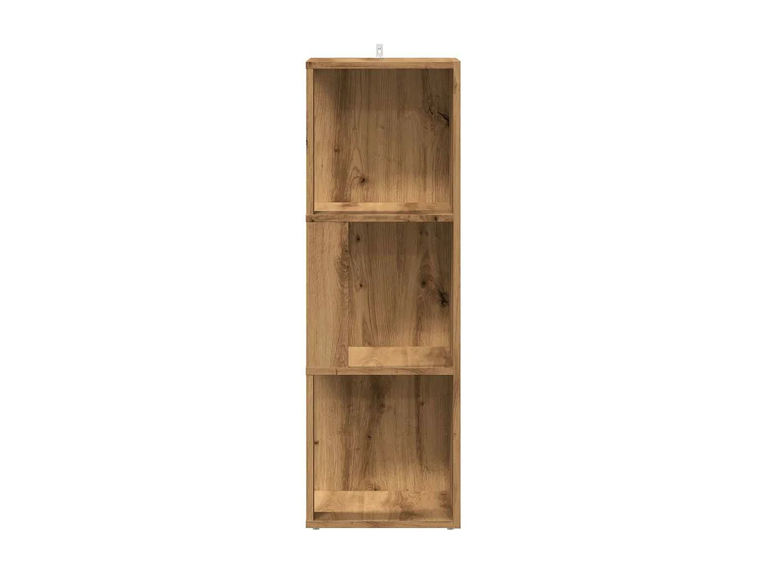 Armoire d'angle chêne artisanal 33x33x100 cm bois d'ingénierie