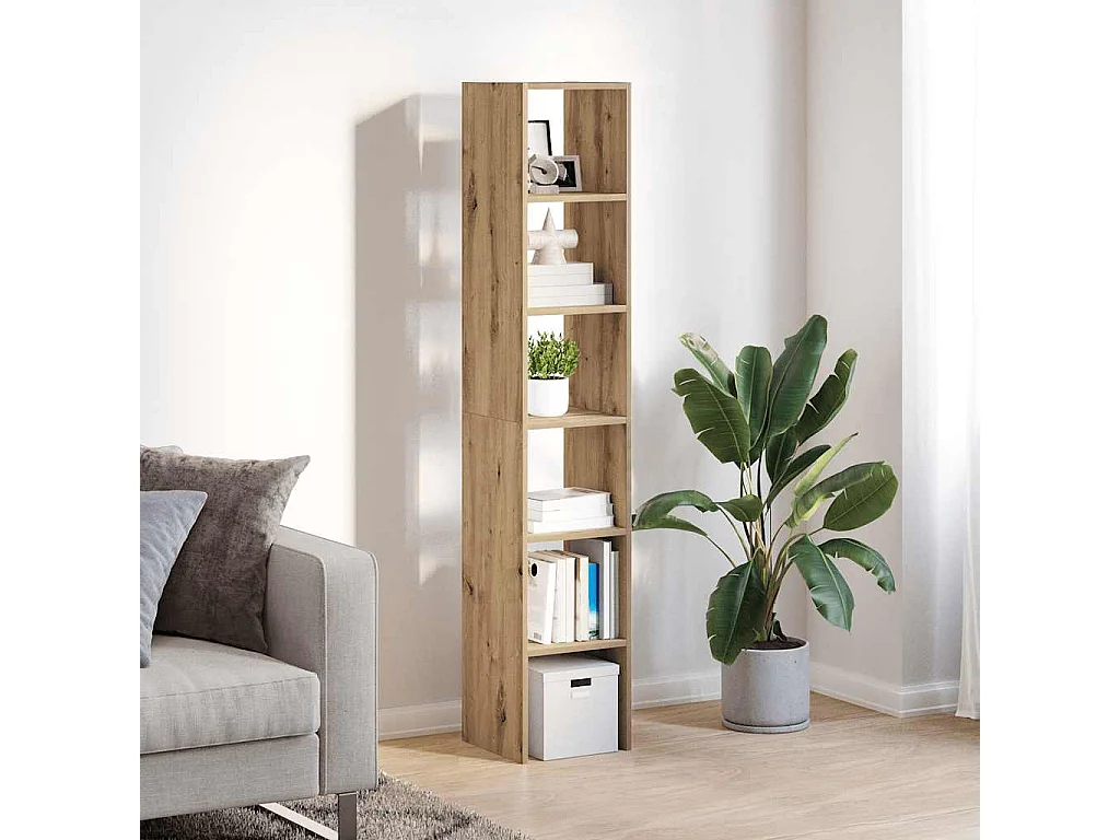 2 estanterías apilables de madera de roble fabricadas a mano