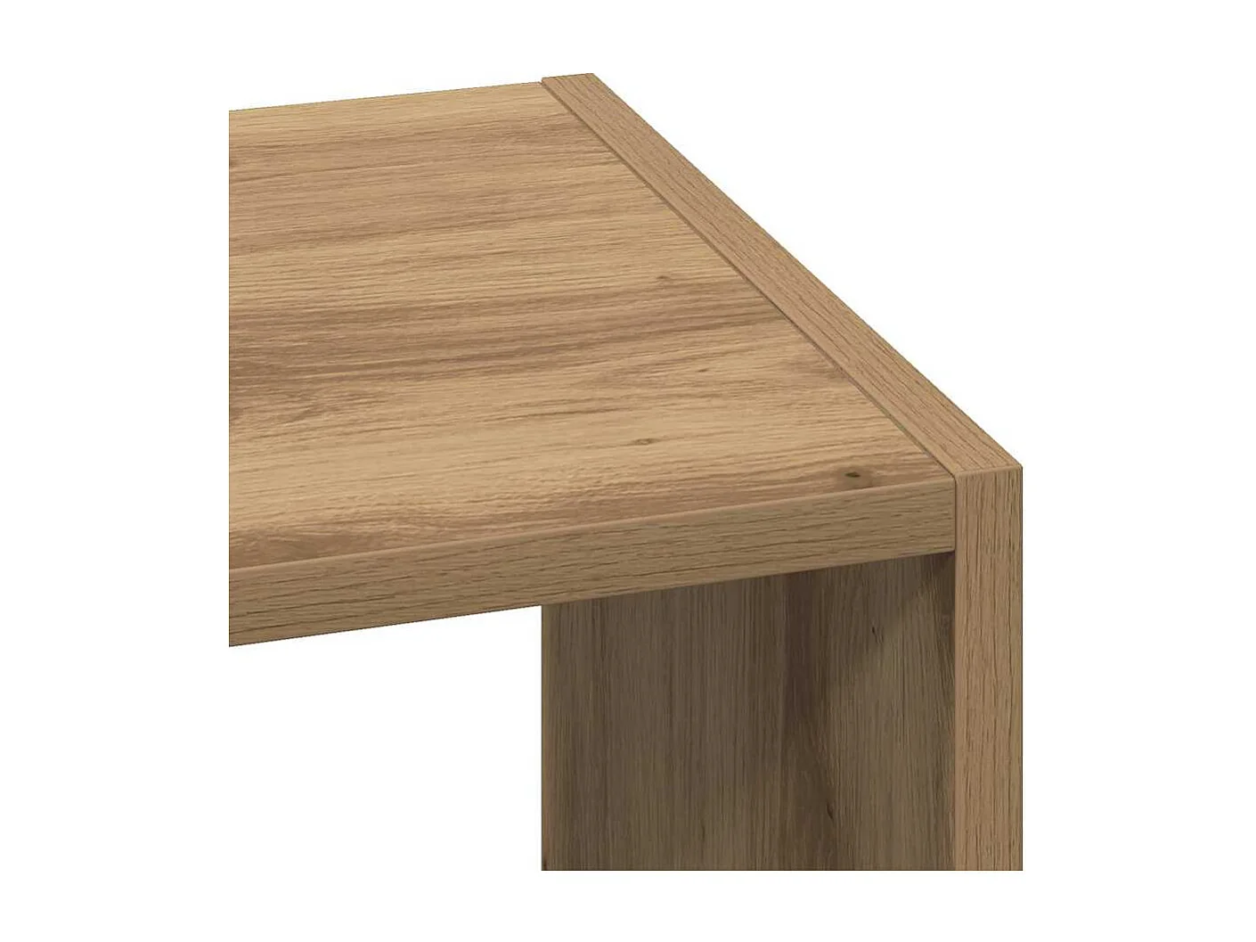 2 estanterías apilables de madera de roble fabricadas a mano