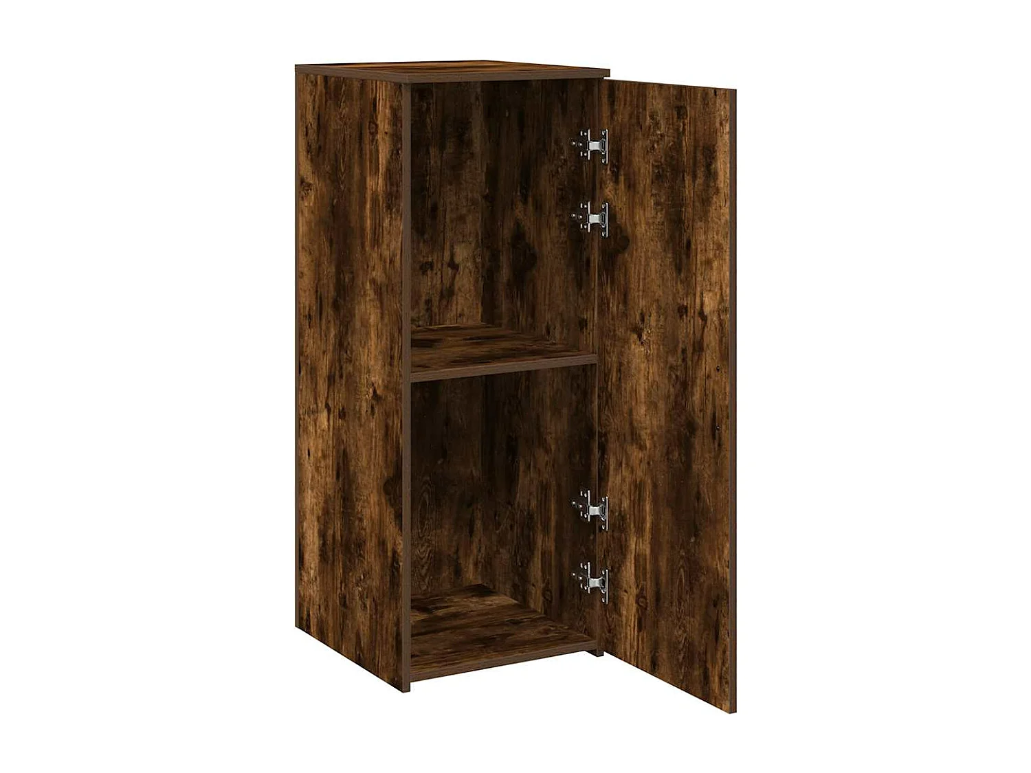 Armoire de rangement chêne fumé 40x45x103,5cm bois d'ingénierie