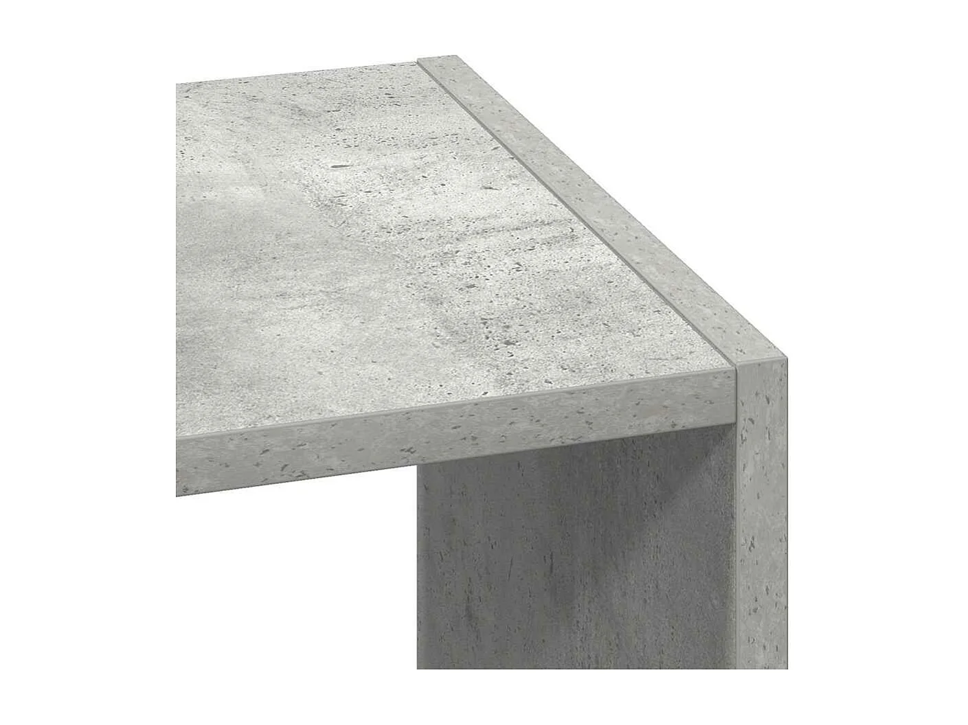 2 librerie impilabili in legno ingegnerizzato grigio cemento