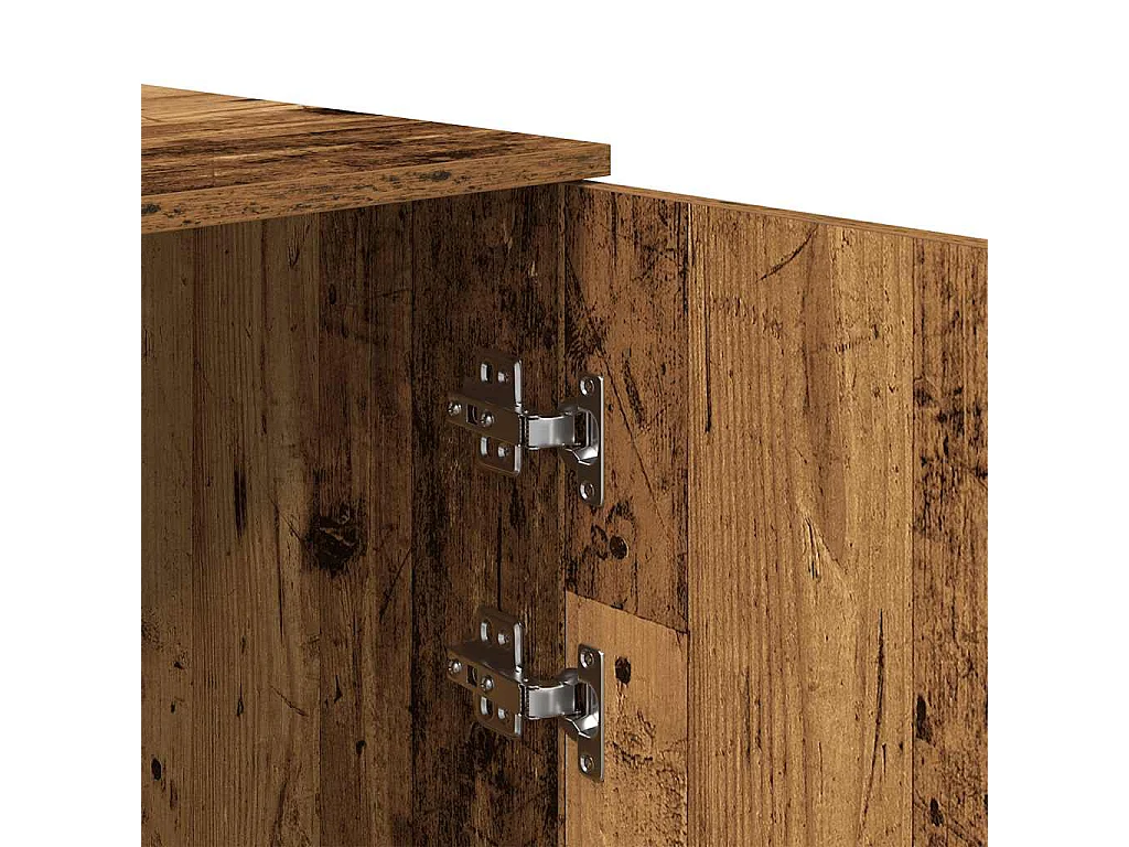 Armoire de rangement vieux bois 40x45x103,5cm bois d'ingénierie