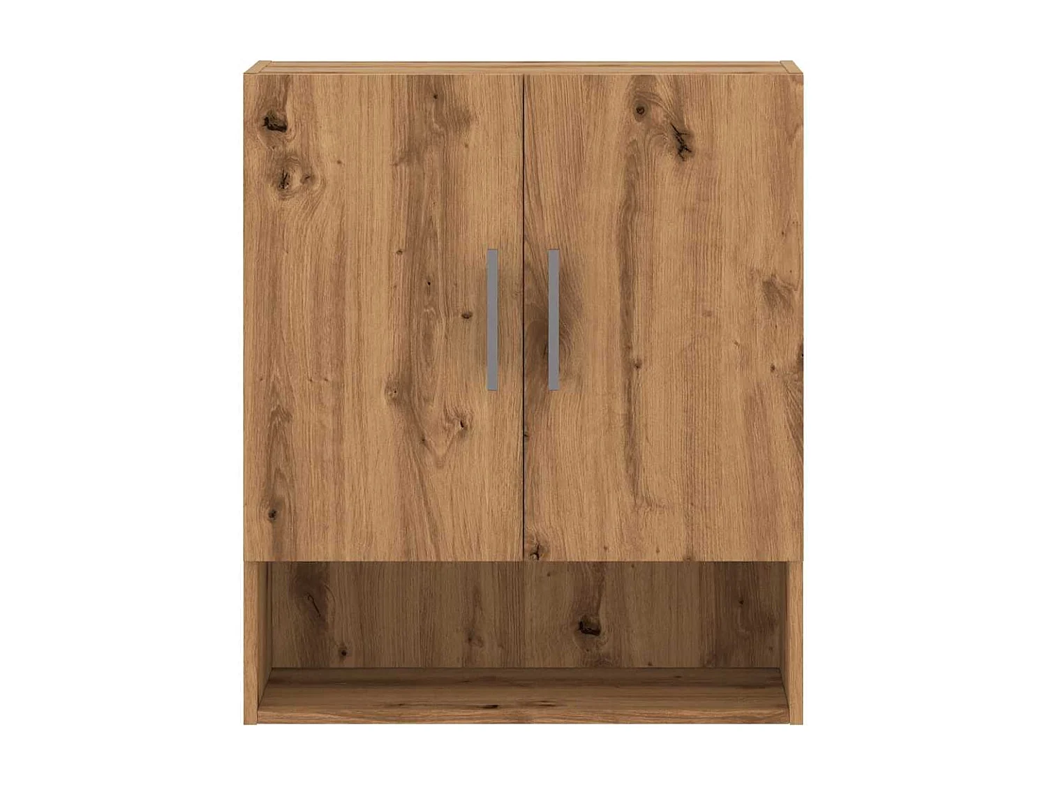 Armoire murale chêne artisanal 60x31x70 cm bois d'ingénierie