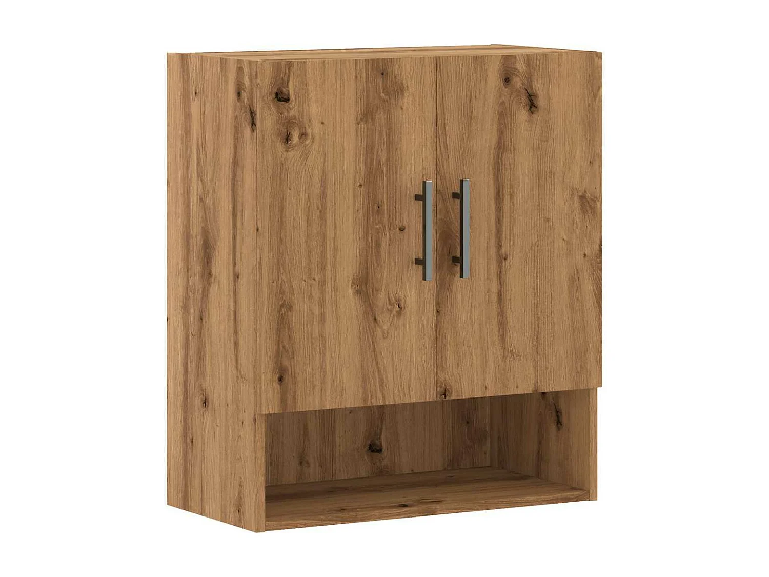 Armario de pared craft roble 60x31x70 cm madera de ingeniería