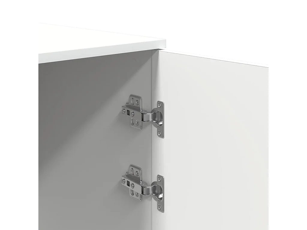 Mobile contenitore bianco 50x45x103,5 cm in legno ingegnerizzato