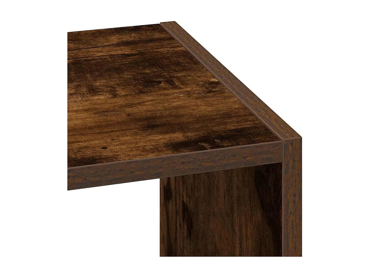 Bibliothèques 2 pcs empilable chêne fumé bois d'ingénierie