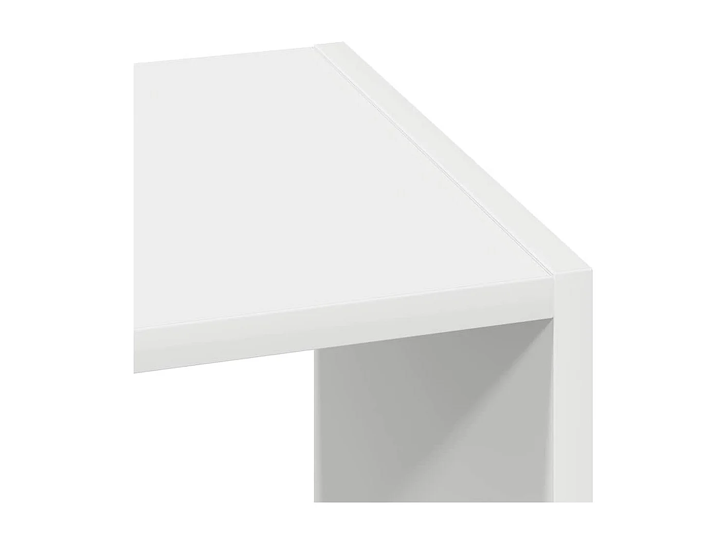 Bibliothèques 2 pcs empilable blanc 30x30x80 cm bois ingénierie