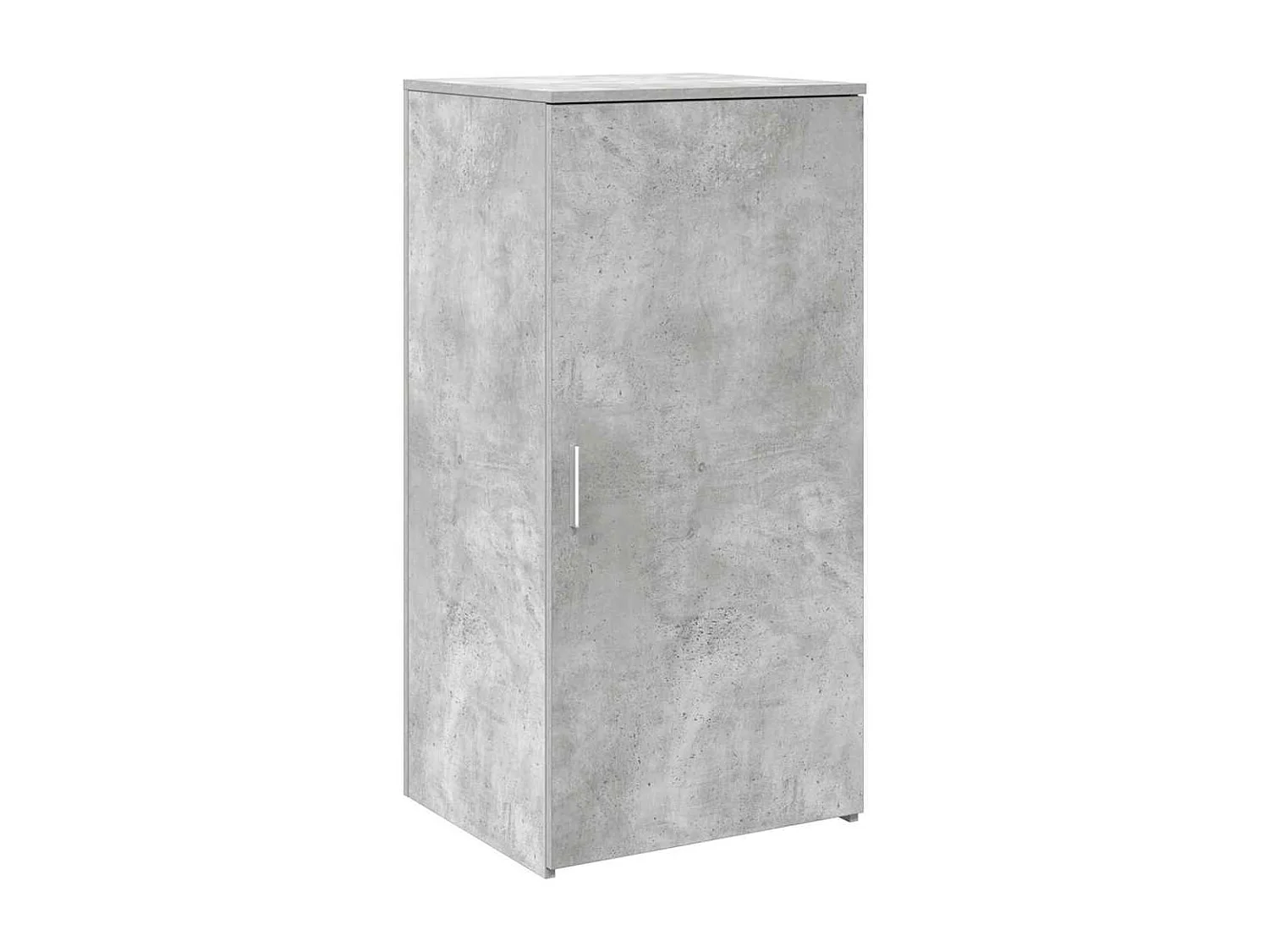 Armoire de rangement gris béton 50x45x103,5cm bois d'ingénierie