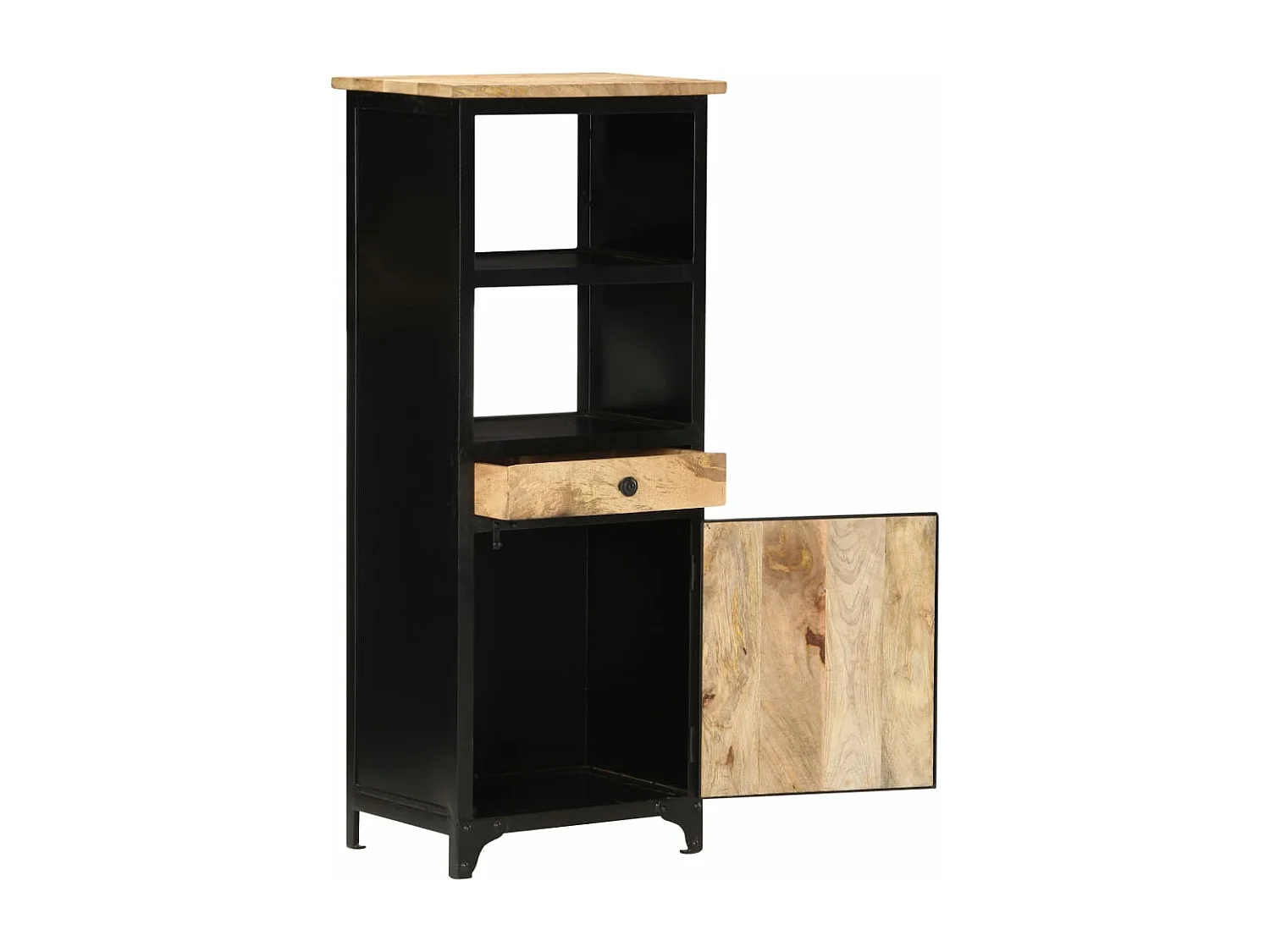 Buffet 45x32x110 cm Bois de manguier solide