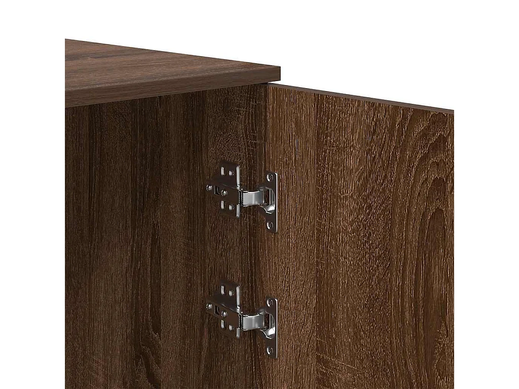 Armoire de rangement chêne brun 40x45x103,5cm bois d'ingénierie