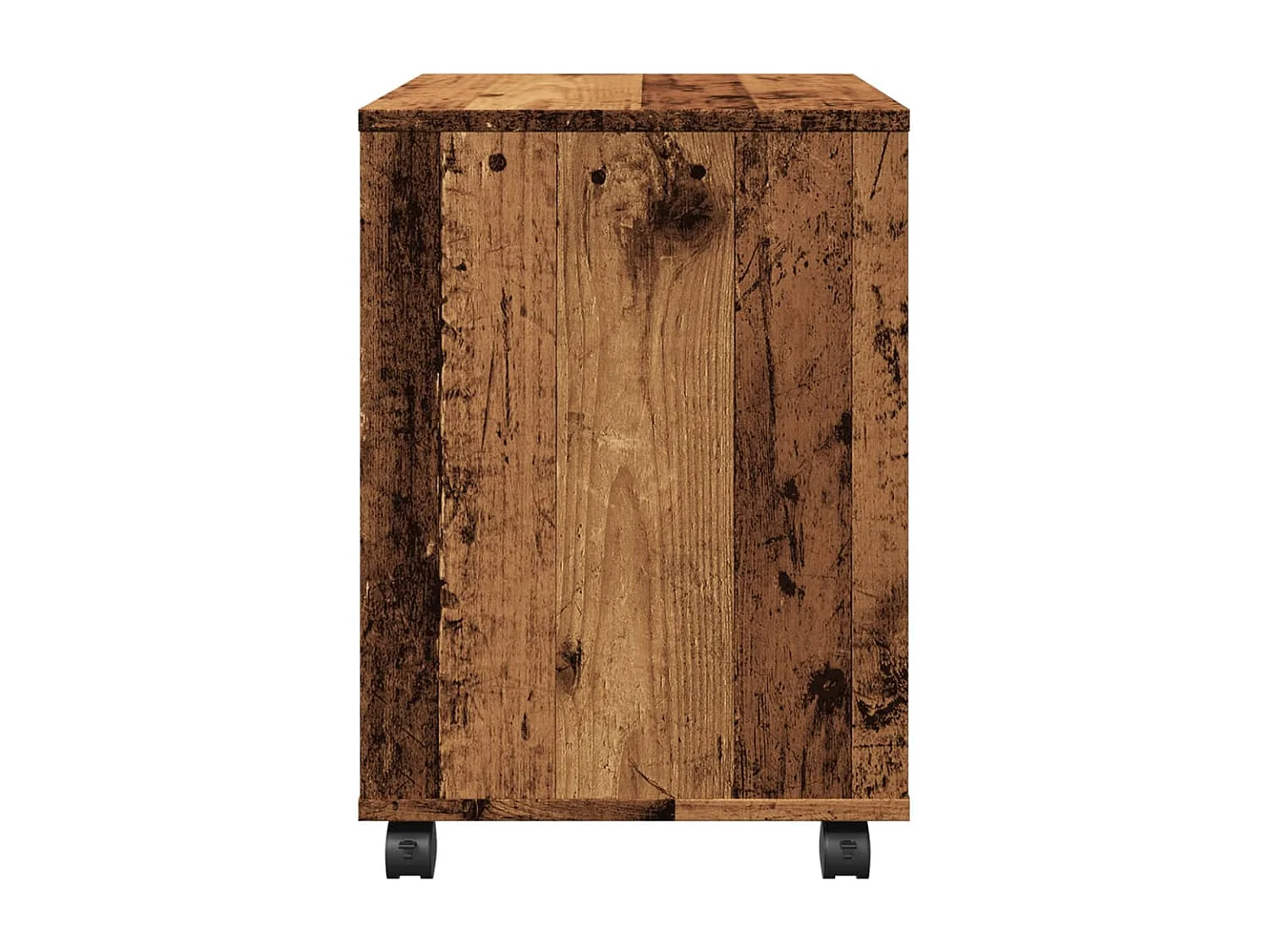 Armario rodante de madera antiguo 45x38x54 cm madera contrachapada