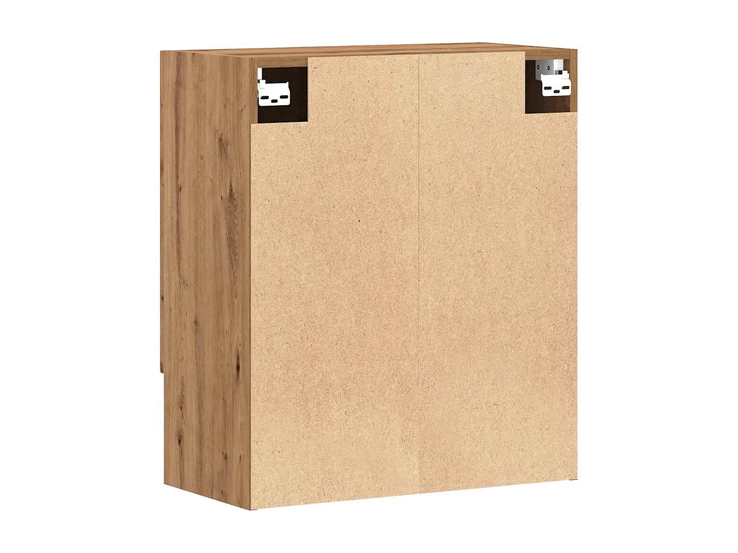 Armoire murale chêne artisanal 60x31x70 cm bois d'ingénierie