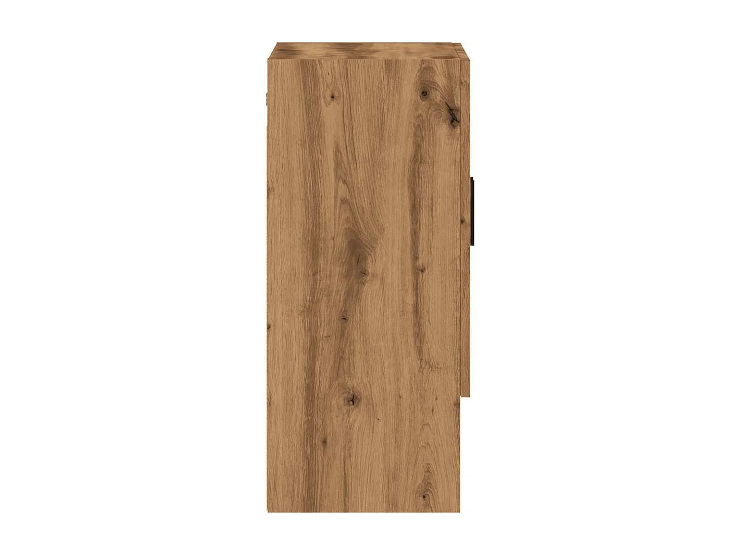 Mobiletto da parete in rovere artigianale 60x31x70 cm in legno ingegnerizzato