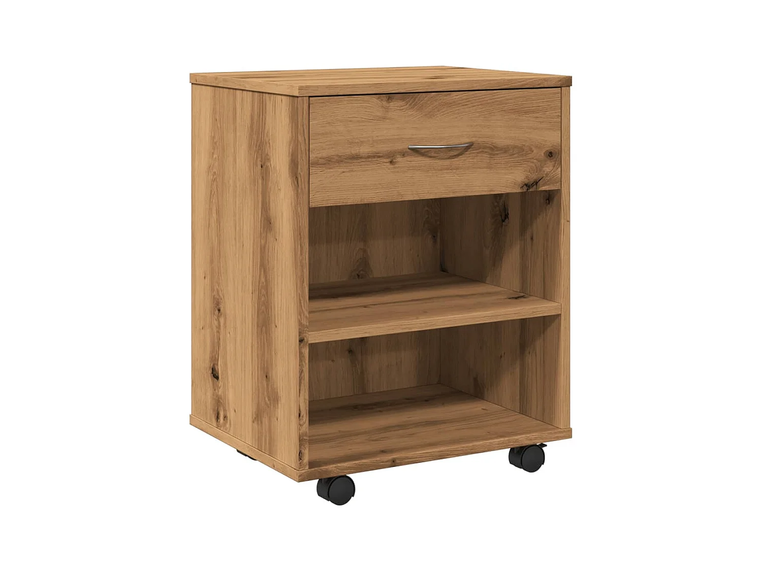 Rollschrank Craft Eiche 46x36x59 cm Holzwerkstoff