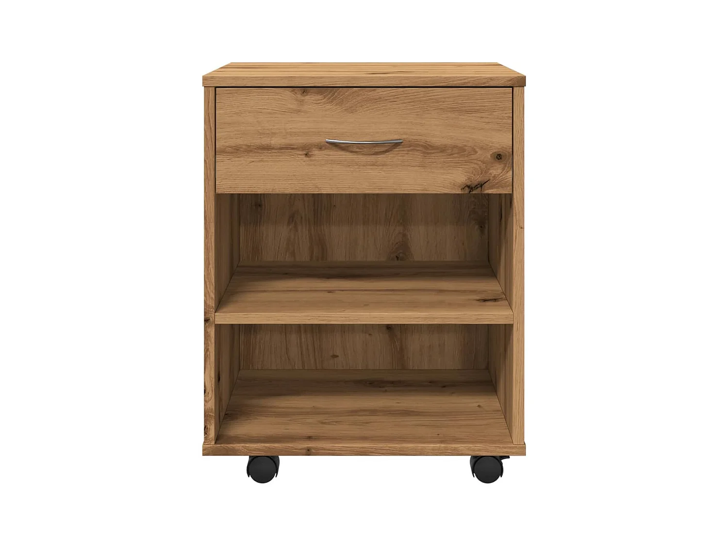 Rollschrank Craft Eiche 46x36x59 cm Holzwerkstoff