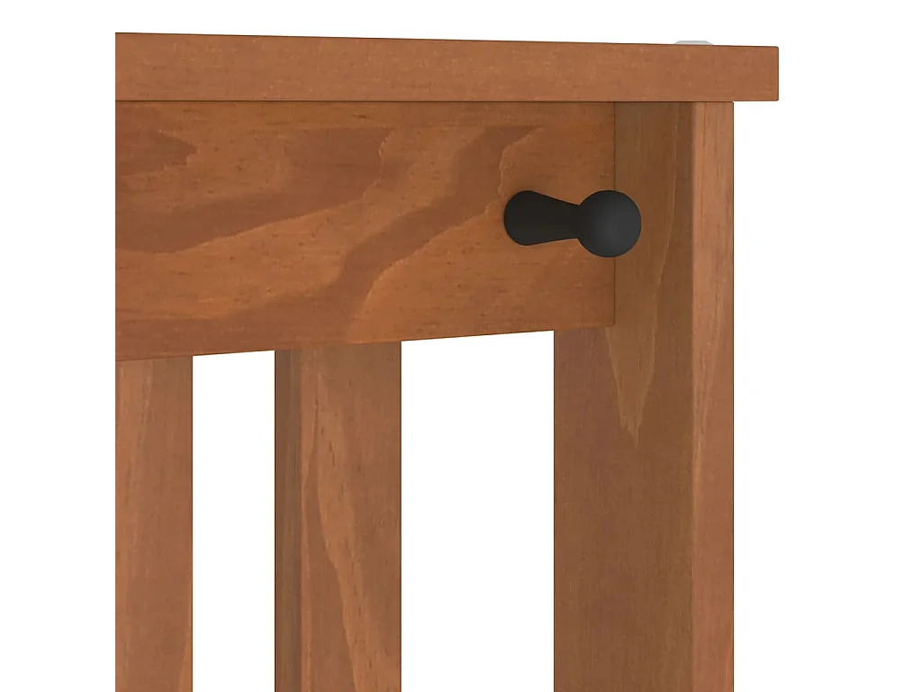 Portemanteau SANDENS 45x40x159,5 cm bois massif pin