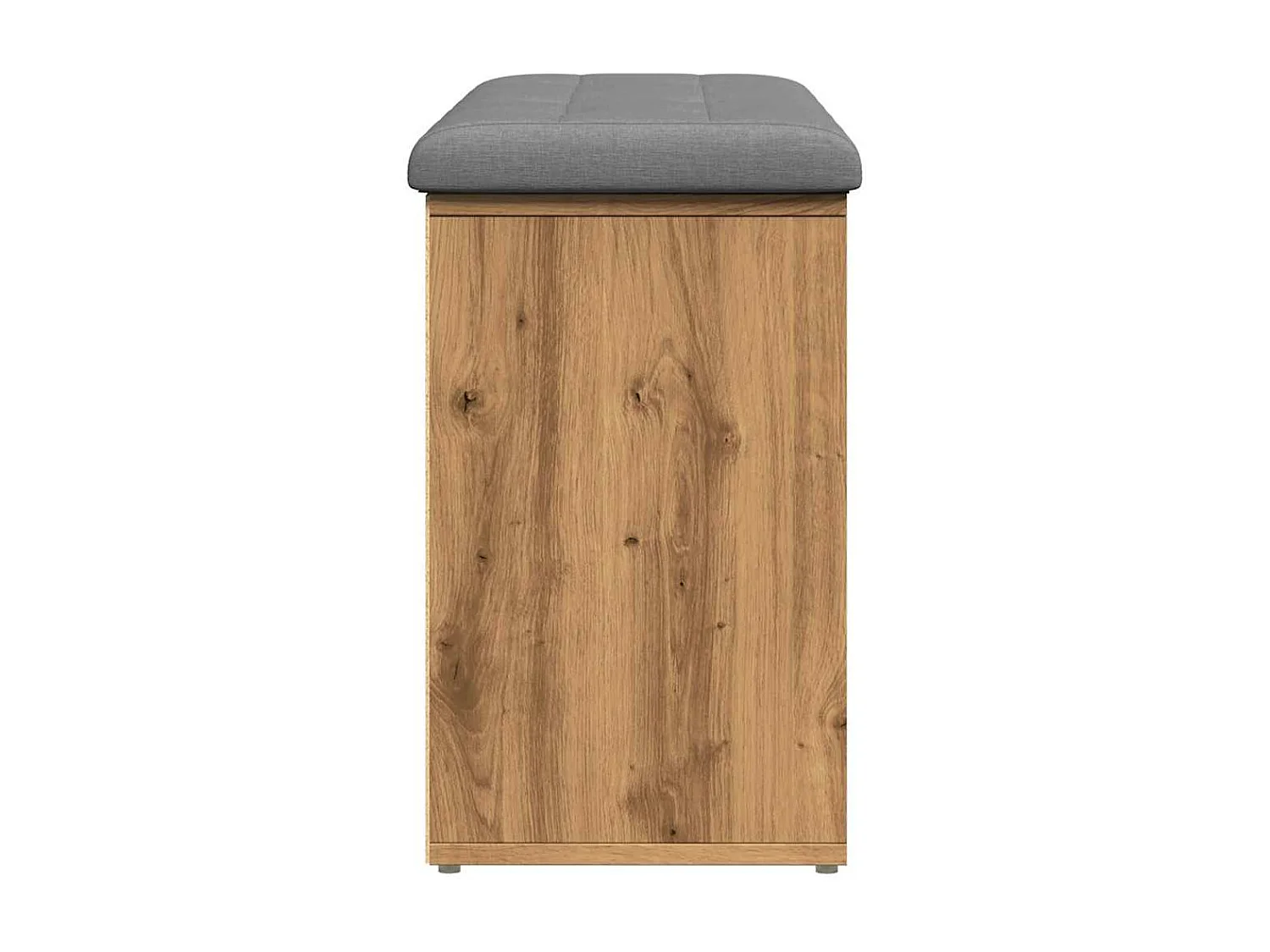 Banco zapatero roble craft 102x32x50cm madera de ingeniería