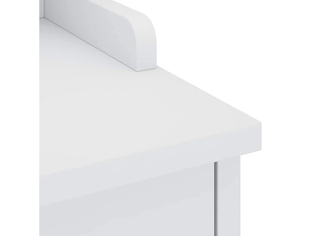 Banc de couloir SANDNES blanc 87x40x50 cm bois de pin massif