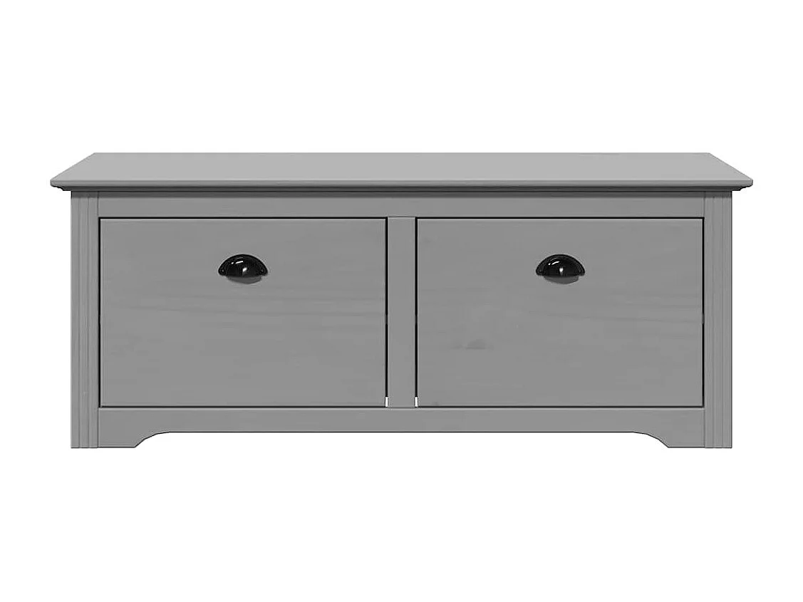 Banc de couloir BODO gris 114x40x45 cm