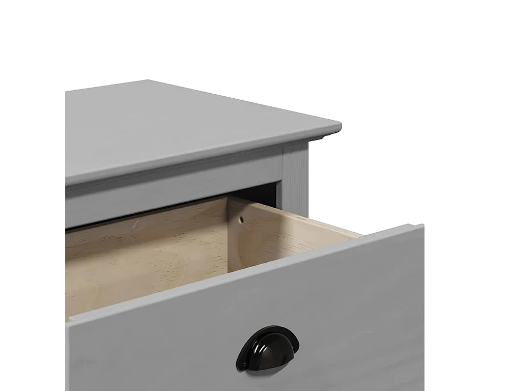 Banc de couloir BODO gris 114x40x45 cm