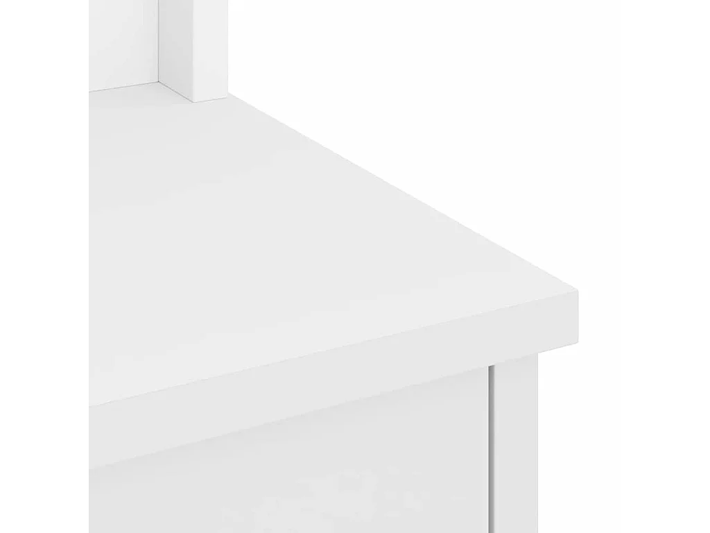 Appendiabiti SANDENS bianco 87x40x159,5 cm in legno massello di pino