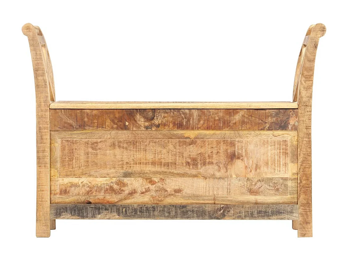 Eingangsbank 103x33x72 cm Massivholz Mango