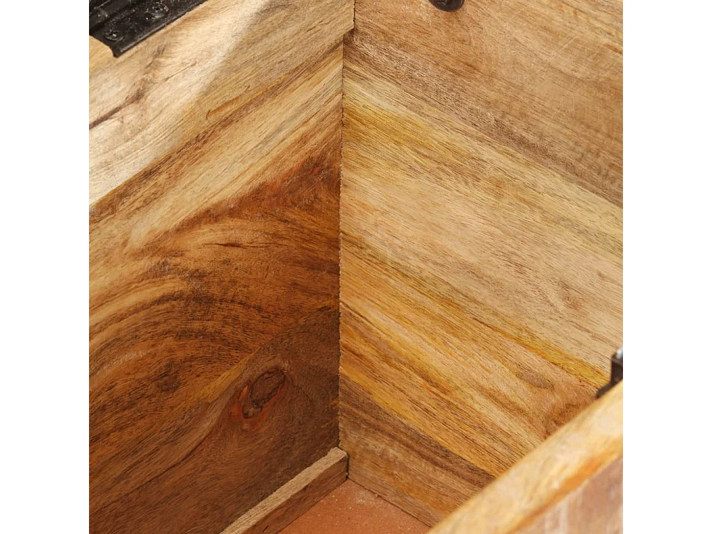 Eingangsbank 103x33x72 cm Massivholz Mango