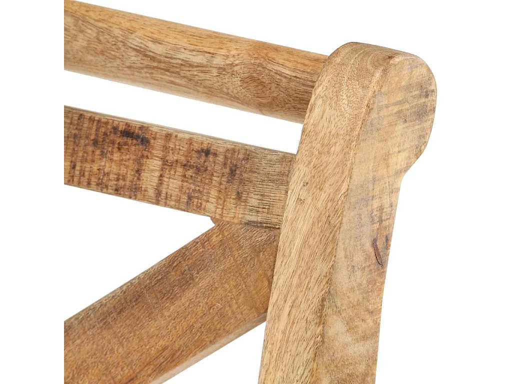 Eingangsbank 103x33x72 cm Massivholz Mango